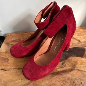 Jeffrey Campbell suede heels. Size 9.